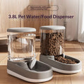 Pet water and food dispenser
