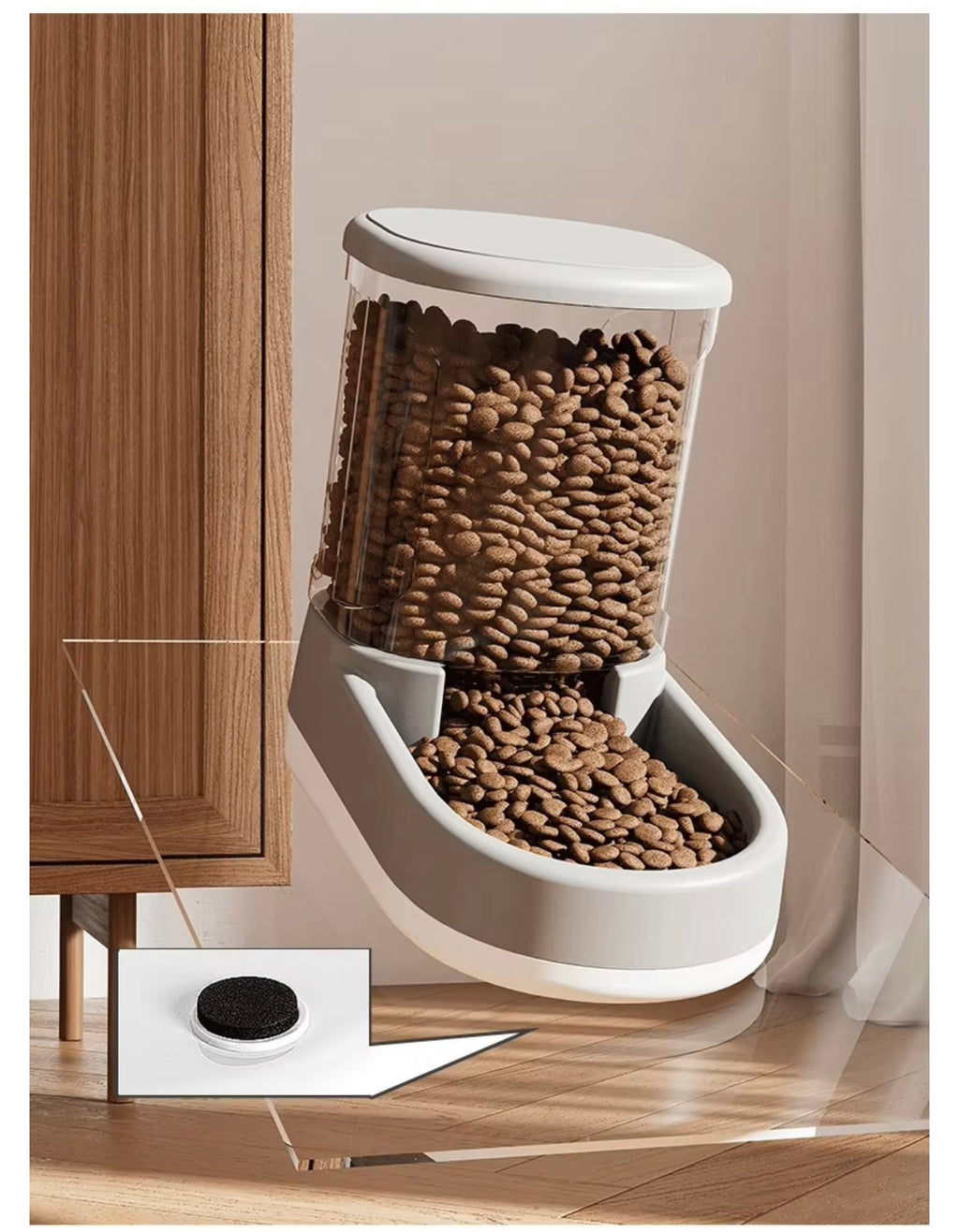 Pet water and food dispenser