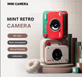 Mint Retro Mini Digital Camera – 48MP HD Photo & Video Camera with 1.77” IPS Screen, Manual Flash & Rechargeable Battery