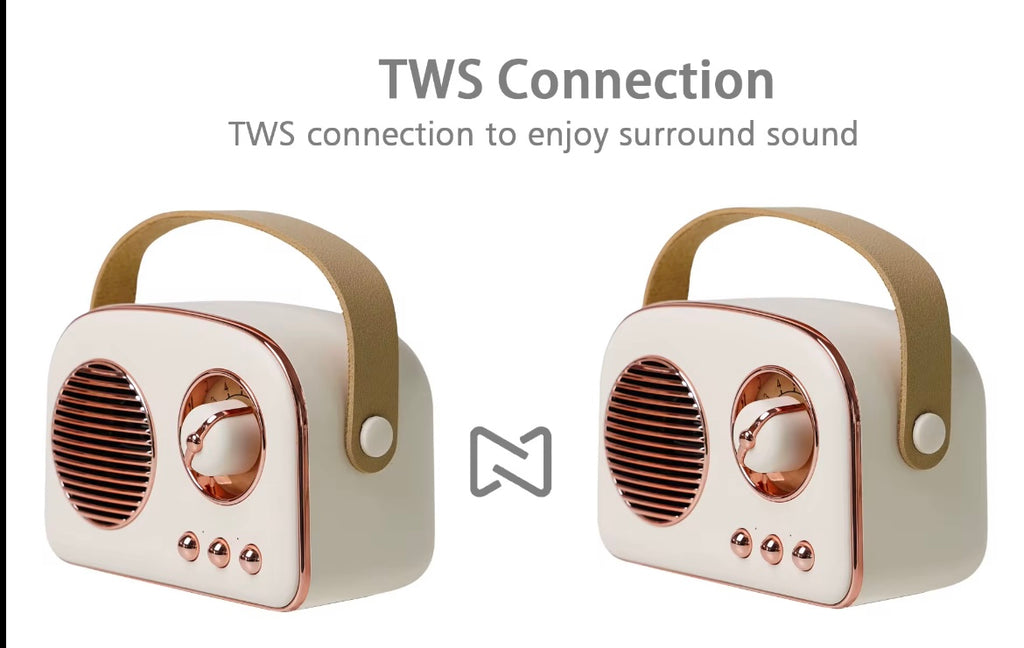 Retro style speaker
