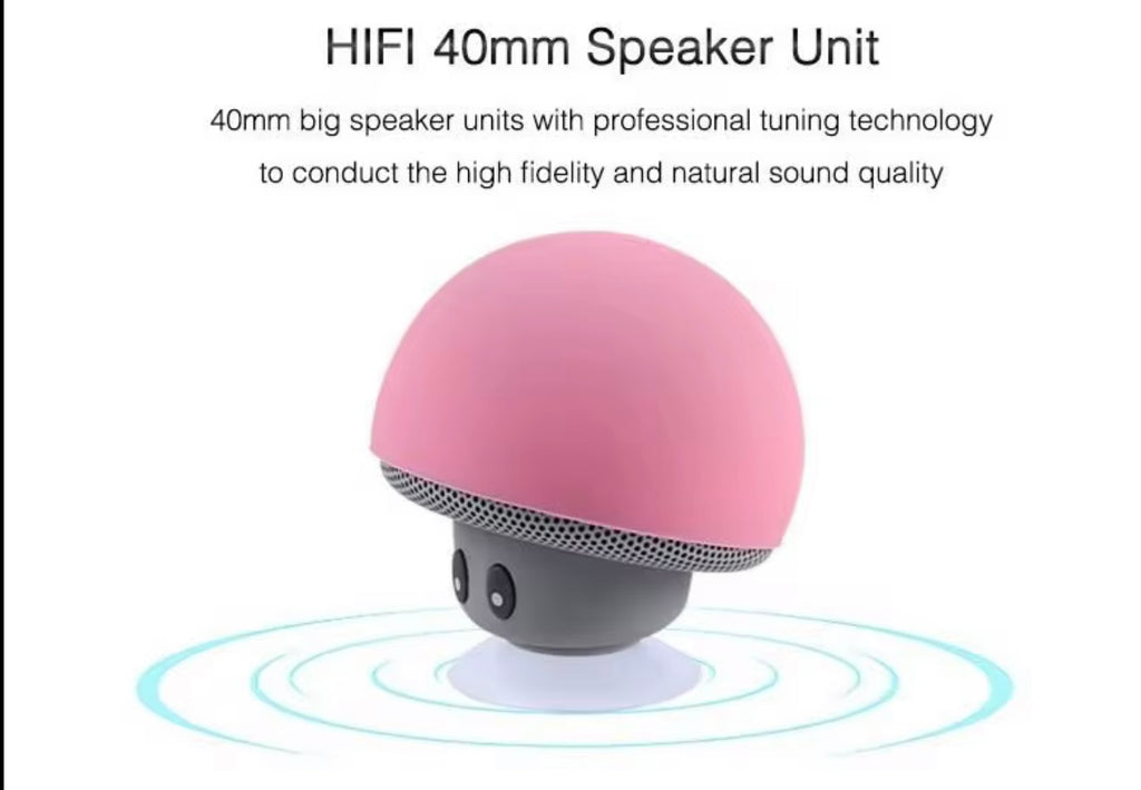 Mushroom speaker