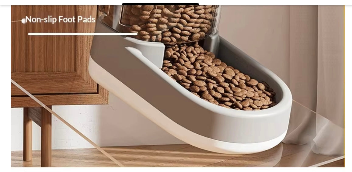Pet water and food dispenser