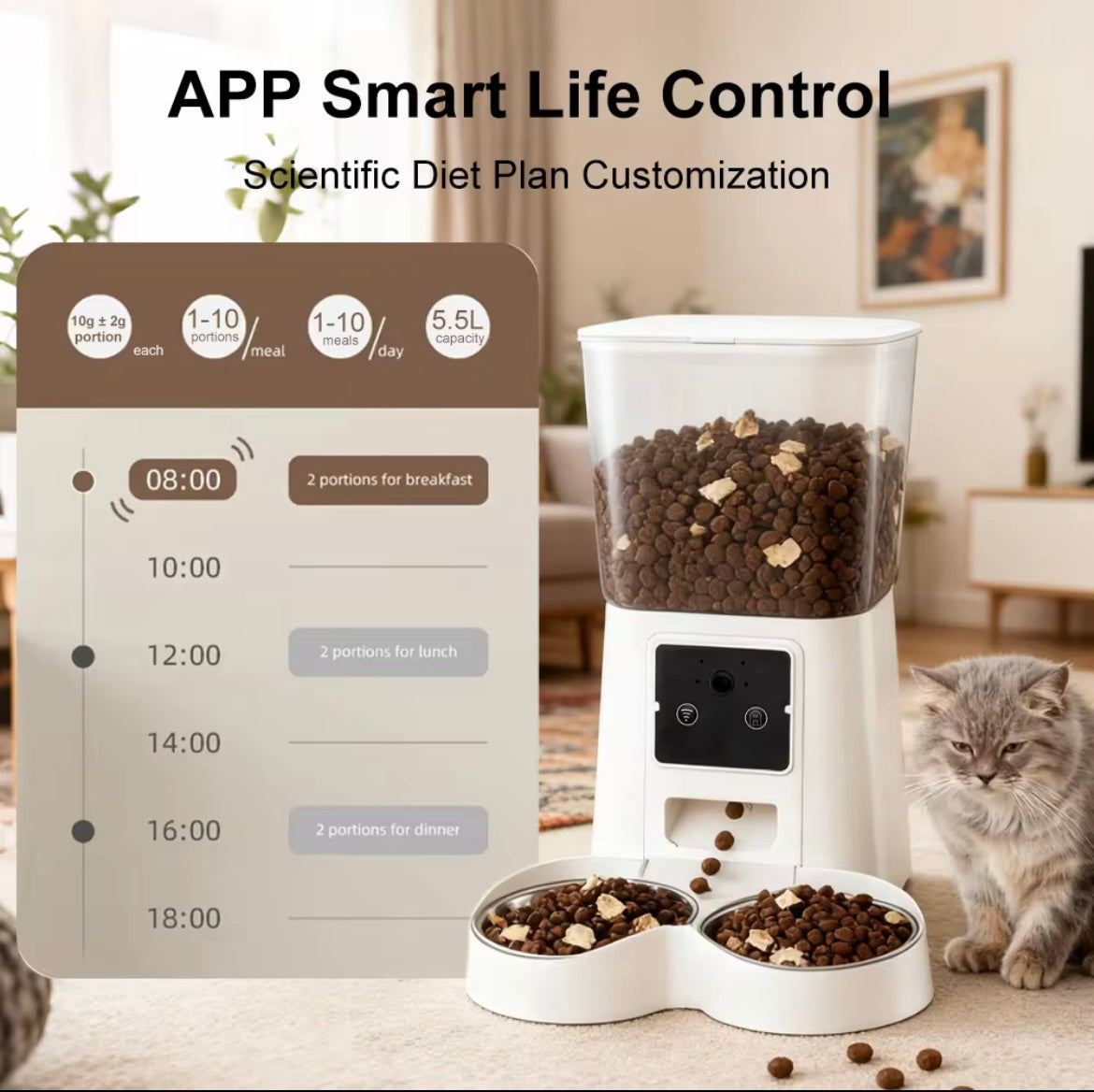 Automatic pet feed machine