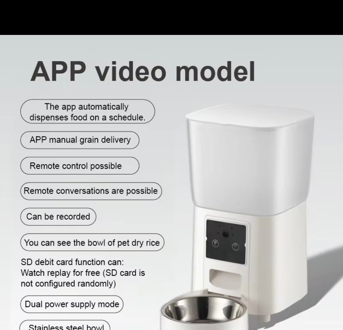 Automatic pet feed machine