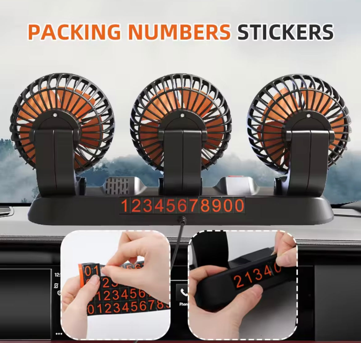 Fans for car