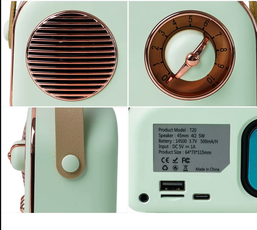 Retro style speaker