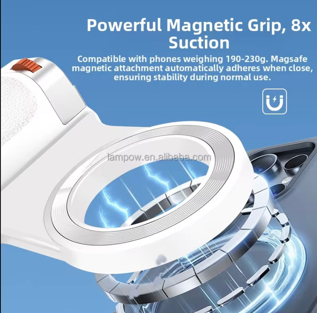 Magnetic Phone Camera Grip with Wireless Remote Shutter for iPhone & Android