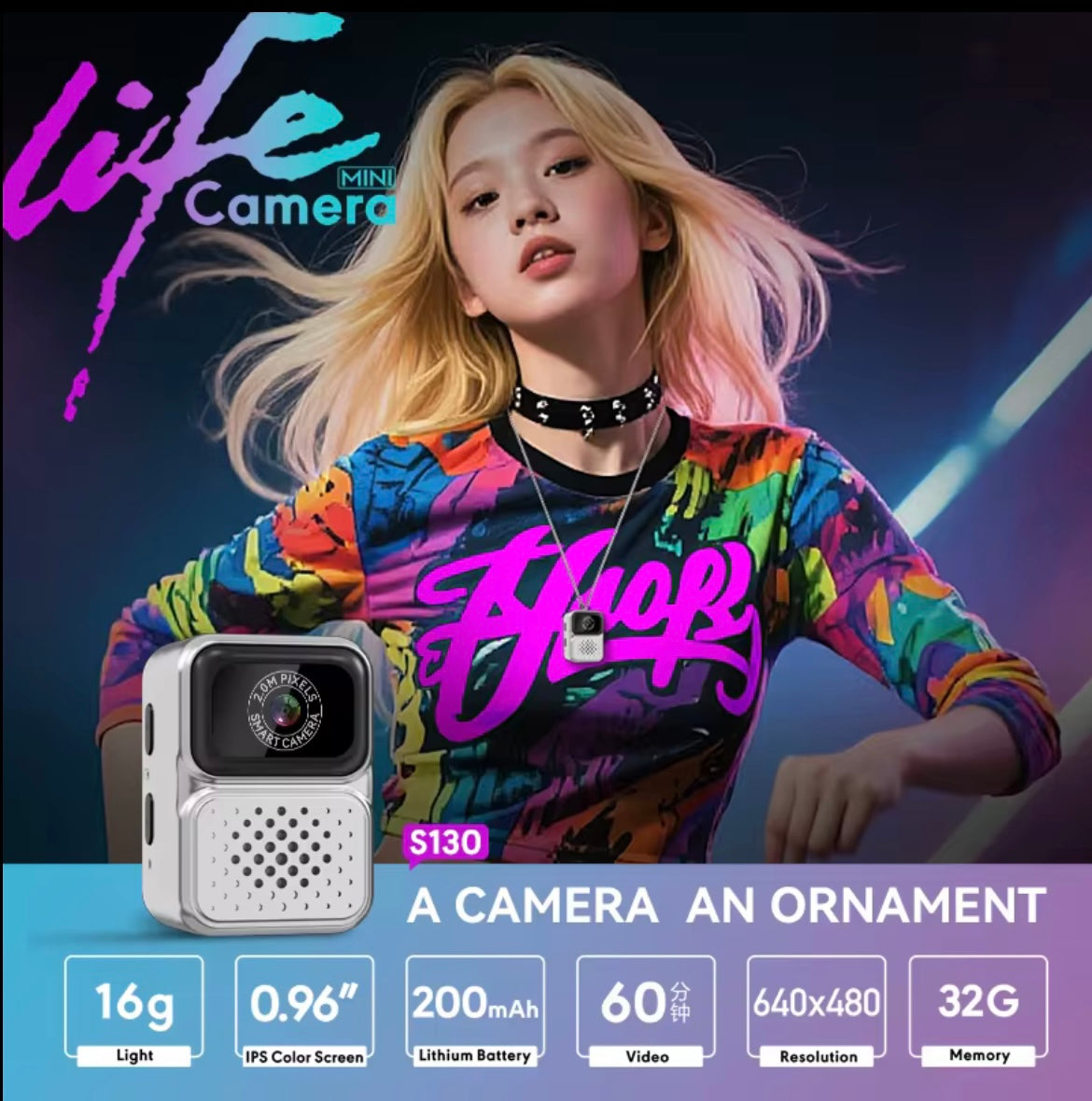 Camera ornament