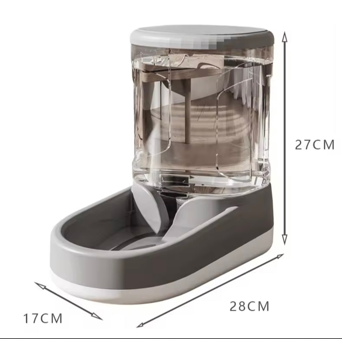 Pet water and food dispenser