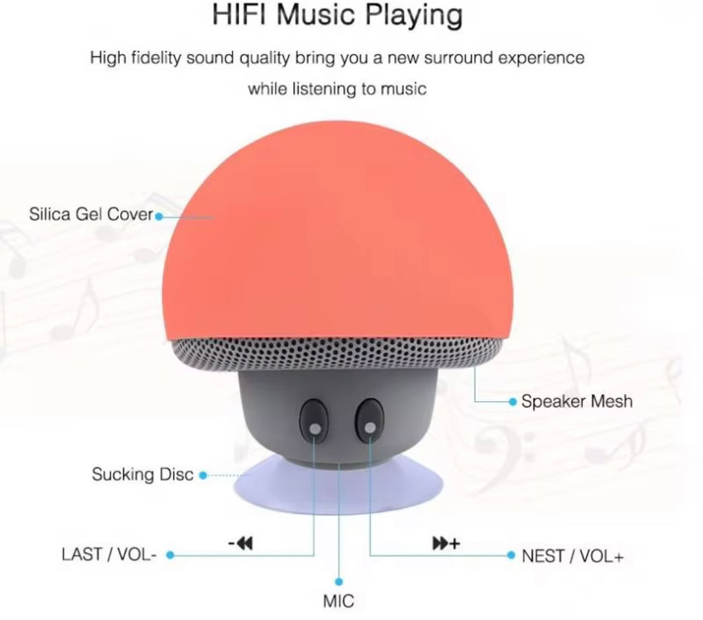 Mushroom speaker