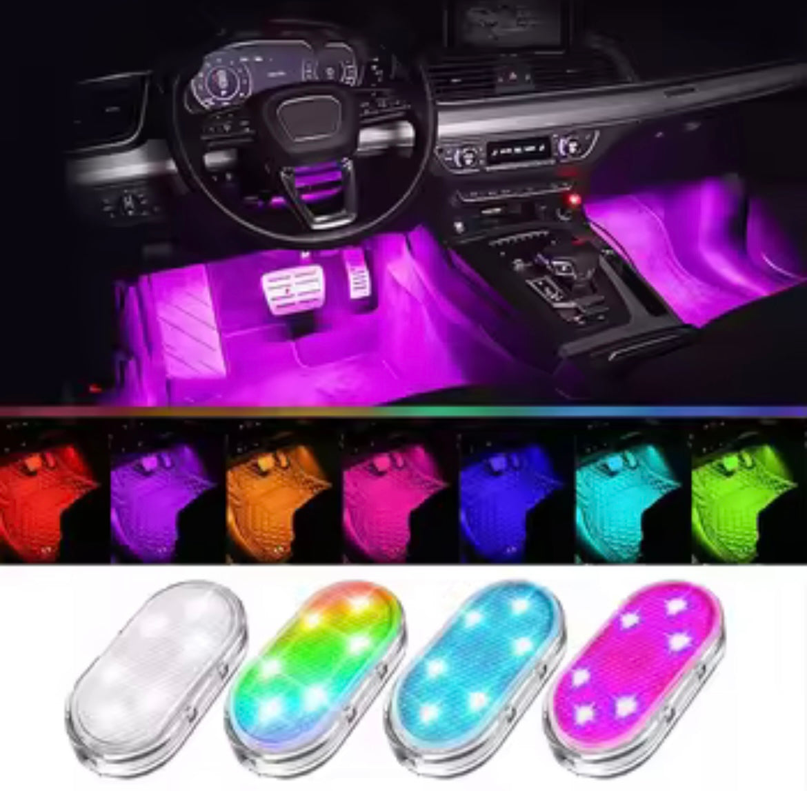 Car interior lights