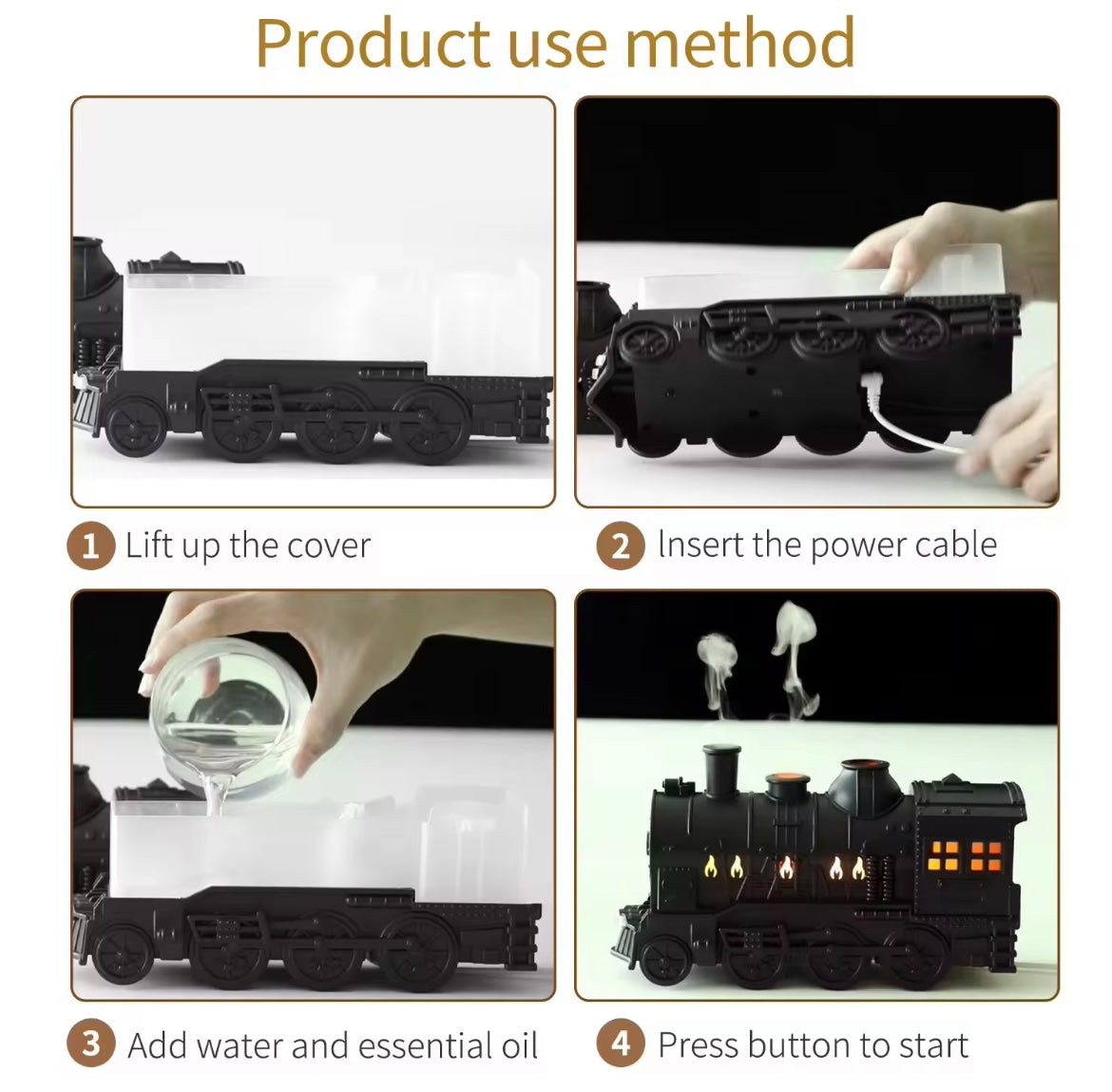 Train humidifier